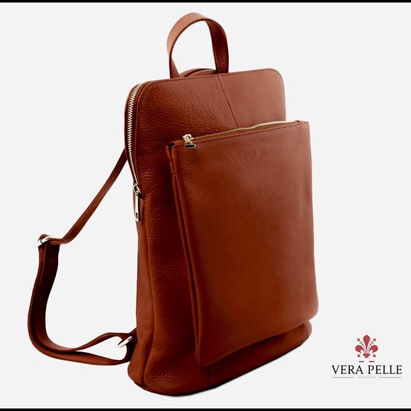 Vera Pelle Bag Soft leather backpack for women - Picture 1 of 7